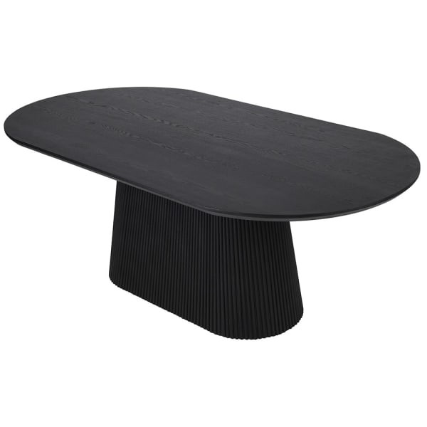 Black Mystic 210cm black dining table