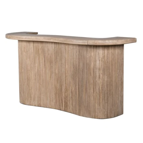 Acacia Freestanding Wooden Home Bar 208cm