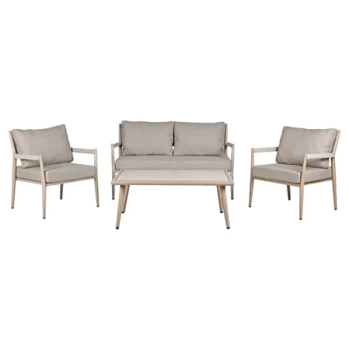 Komplet ogrodowy Marbella sofa fotele i stolik kawowy
