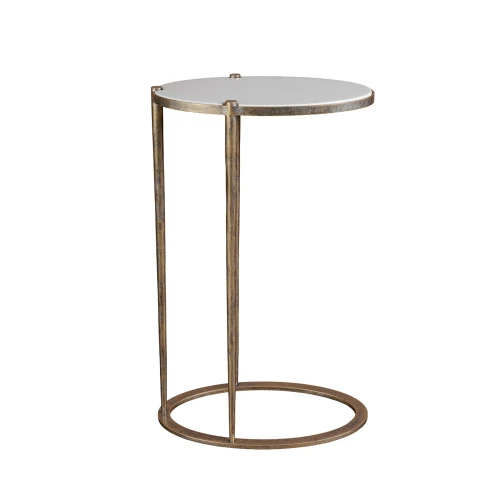 Anne Light Marble Side Table 60.5cm