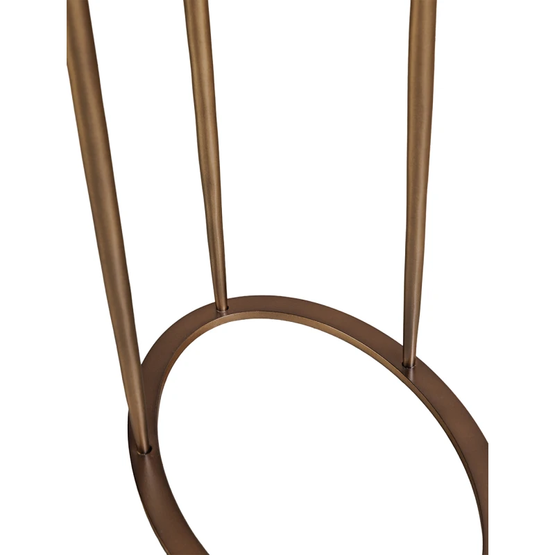 Forest Brown marble side table for living room