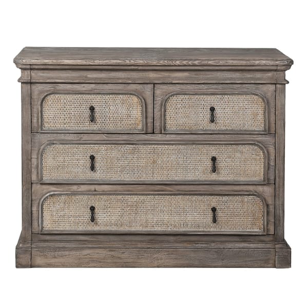 Ayrton rattan chest of drawers 115 cm