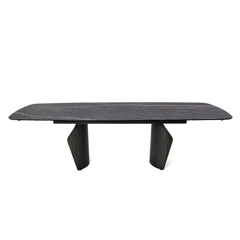 Finsbury extending ceramic dining table fully extended to 270cm