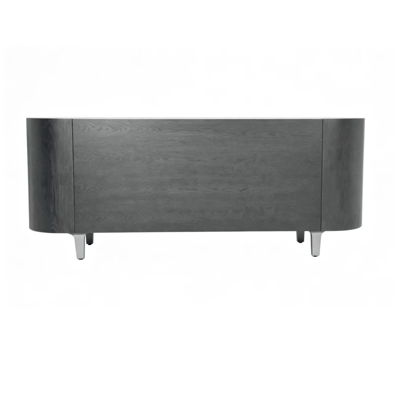 Finsbury 200cm dark oak sideboard with a ceramic top