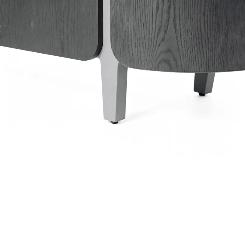 Finsbury 200cm dark oak sideboard with a ceramic top