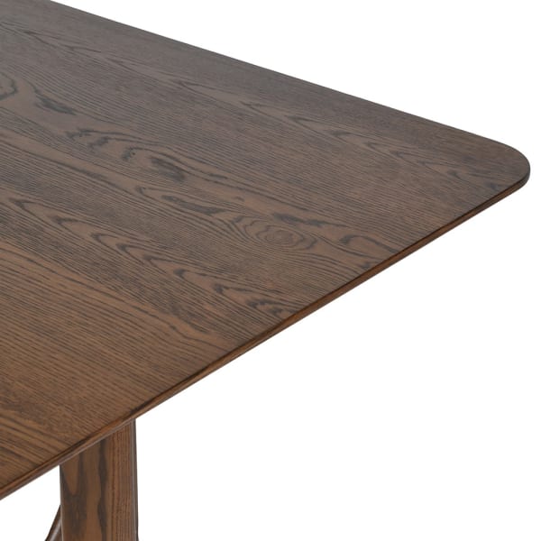 Aldrich 220 cm dining table in ash wood and ash veneer