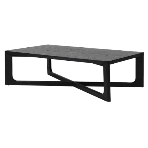 Noir Black Coffee Table 140cm