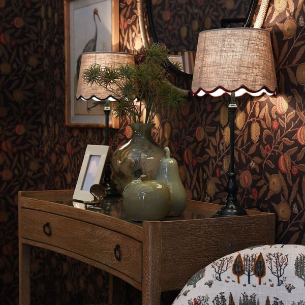 Kingham Single rattan dressing table 120cm