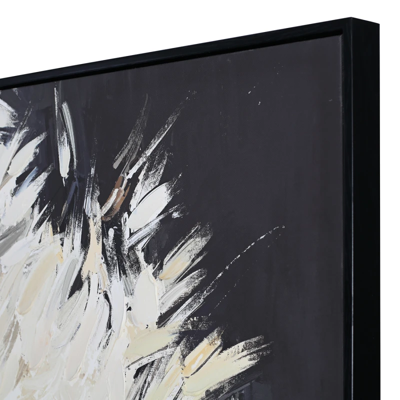 Hand-embellished Mayfair Plume artwork with gold foil