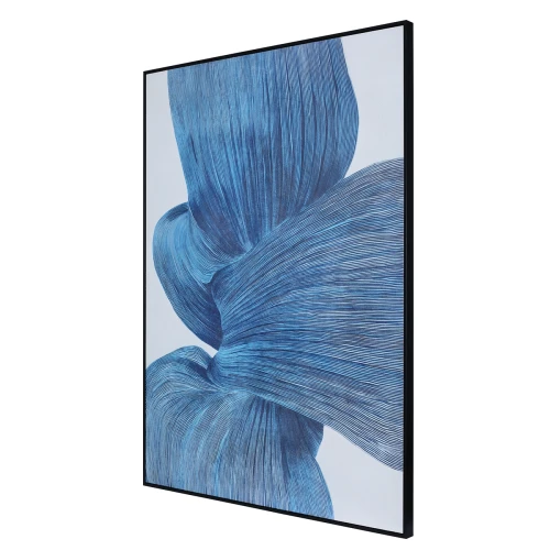 Maldon Indigo Abstract Canvas 100 × 140 cm