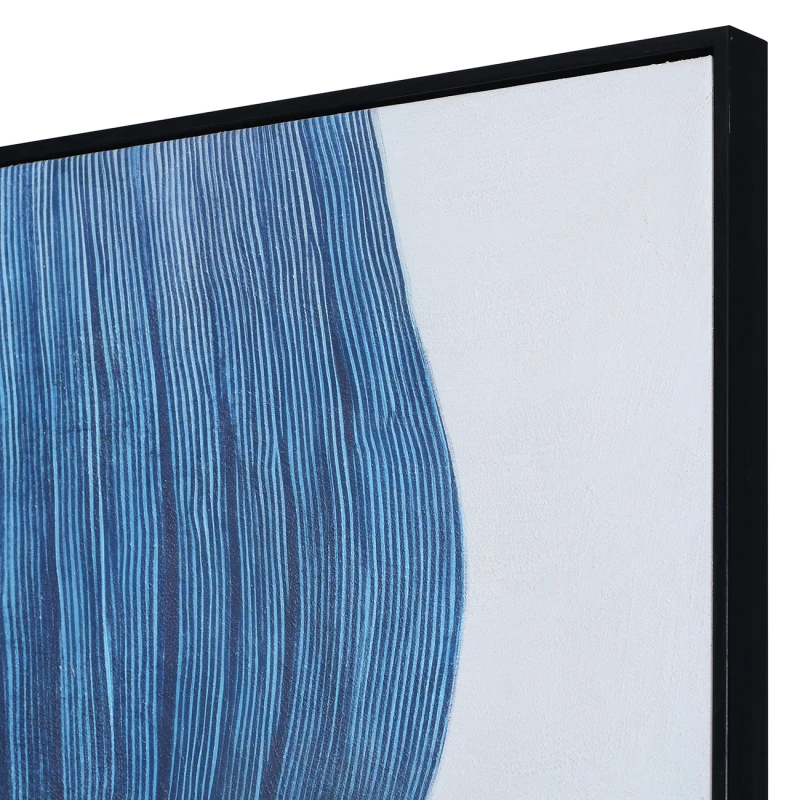 Close-up of the textured Maldon Indigo canvas
