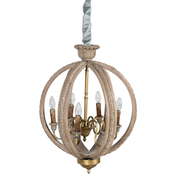 Chester Ornate chandelier measuring Ø52 × H70 cm