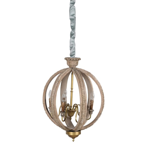 Chester Ornate globe chandelier 70 cm