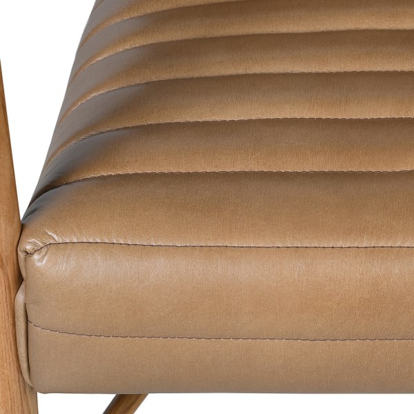 Knightsbridge Nut armchair measuring W70 × D79 × H85 cm