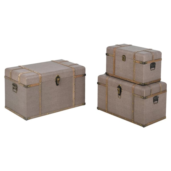 Bremner storage trunks set of three