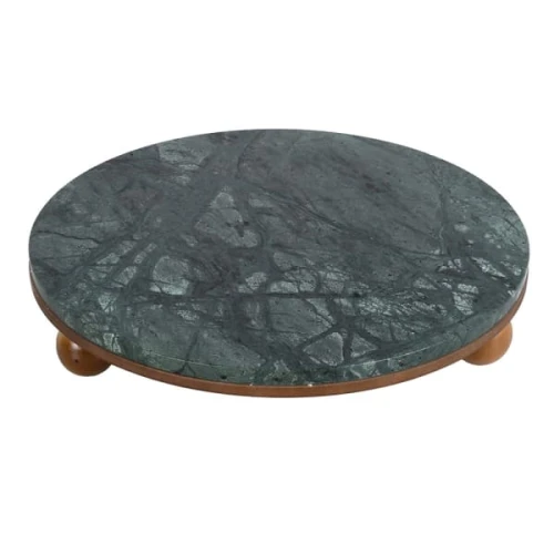 Green Marble Decorative Tray 40cm