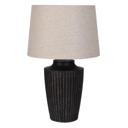 Junio Table Lamp 80cm with Linen Shade