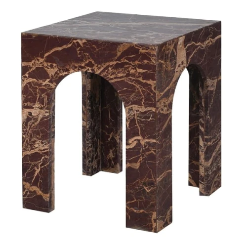 Valenza Levanto Marble Side Table 46 cm