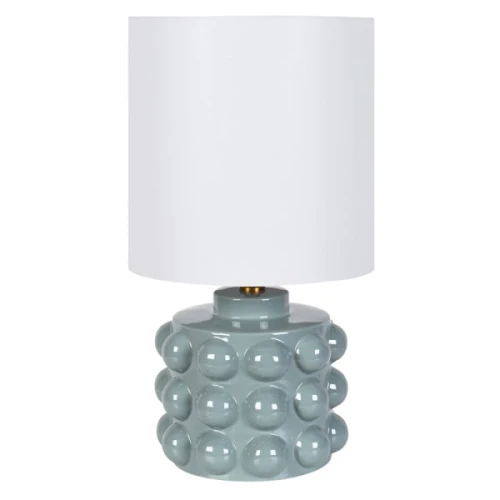 Kew Celadon Ceramic Table Lamp 70 cm – Linen Shade