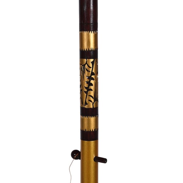 Hand-painted red and gold oriental garden parasol 180 cm