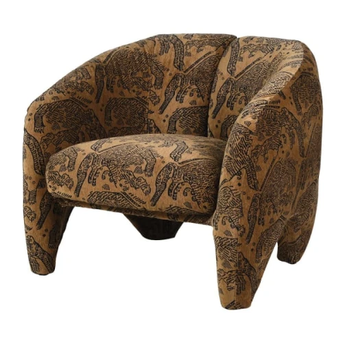 Bloomsbury Animal Print Armchair 90 cm
