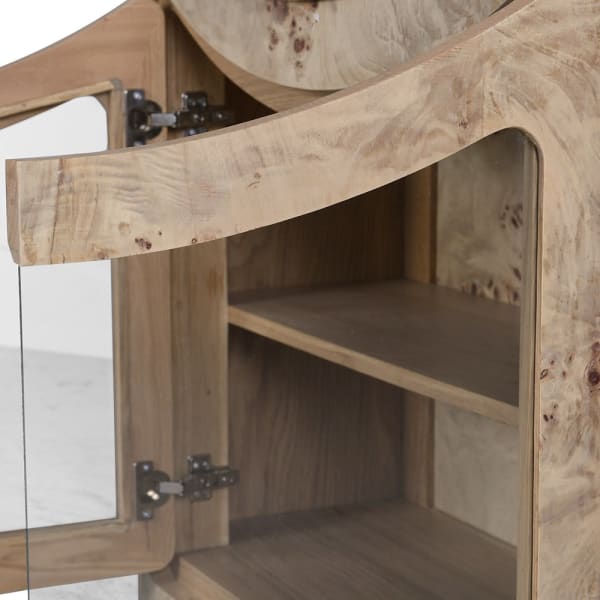 Burlington drinks cabinet styled in a luxury living room