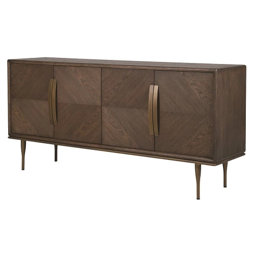 Ashbourne Dark Oak 4 Door Sideboard 180cm