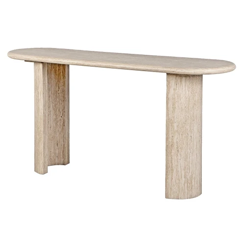 Highgate Travertine Console Table 159cm
