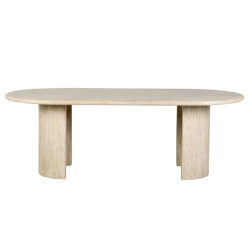 Highgate Travertine Dining Table 220cm