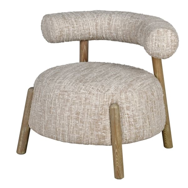 Belsize Oak Bouclé Armchair 80cm