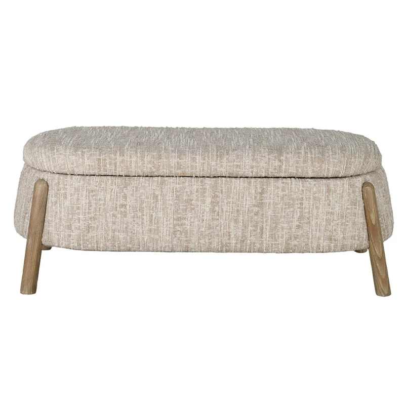 Belsize upholstered storage bench 124cm