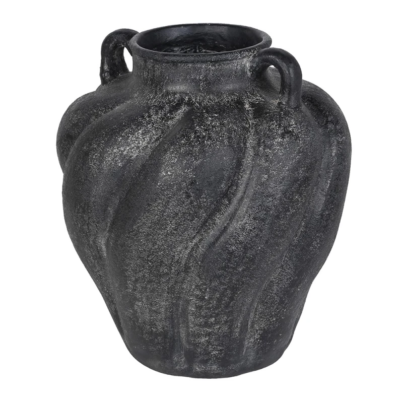 Belgravia black decorative vase 35 cm