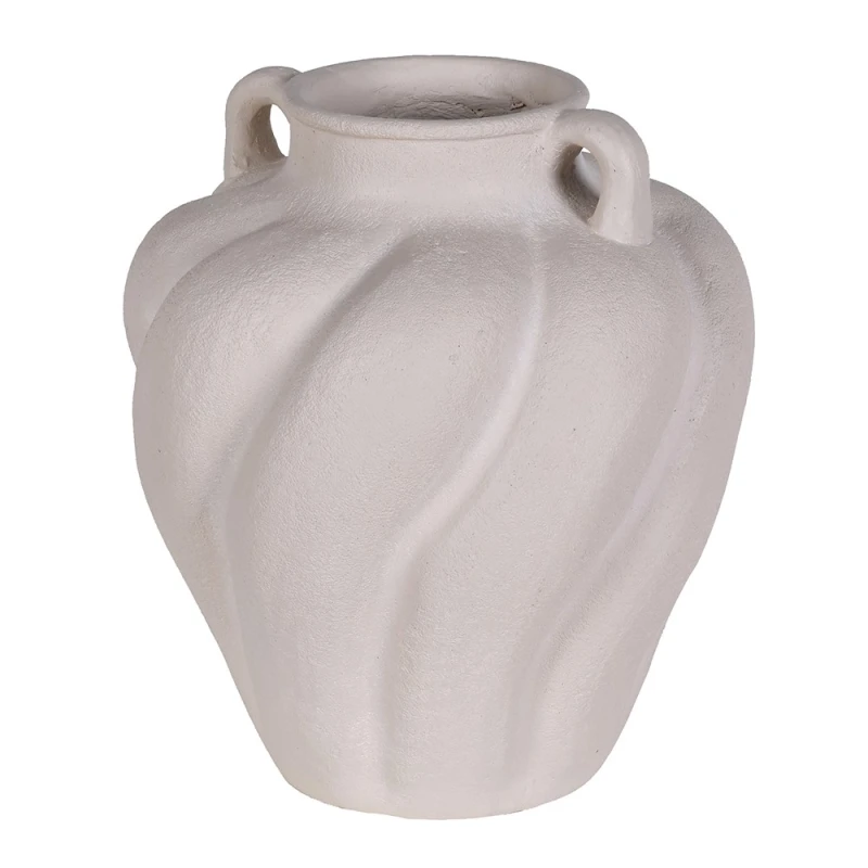 Belgravia beige decorative vase 35 cm