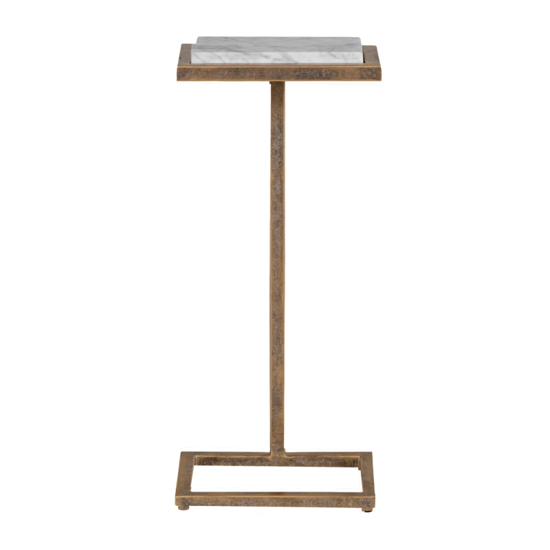 Small marble side table Alice Mini – front view