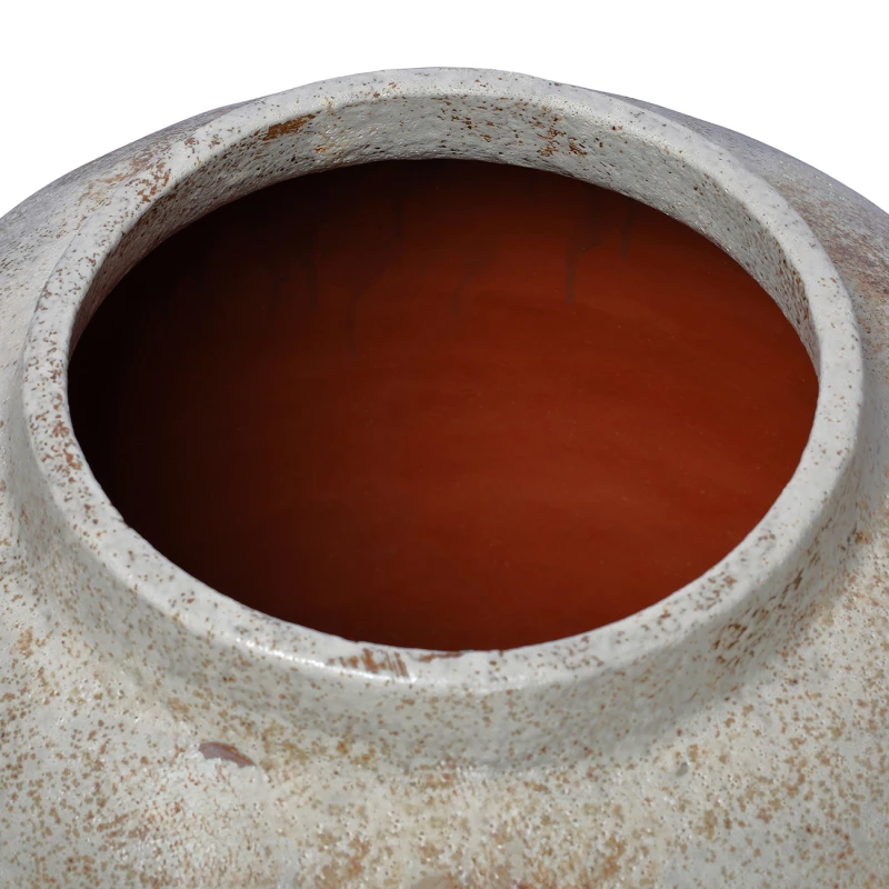 Wide opening on Richmond ceramic floor vase – detail