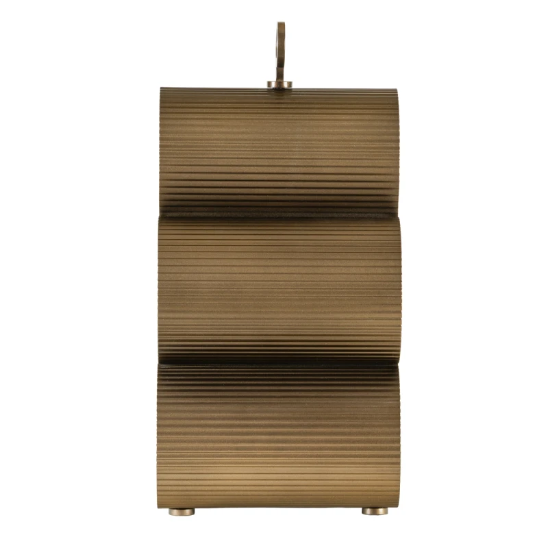 Primrose 5 bottle wine rack in Smoked Gold