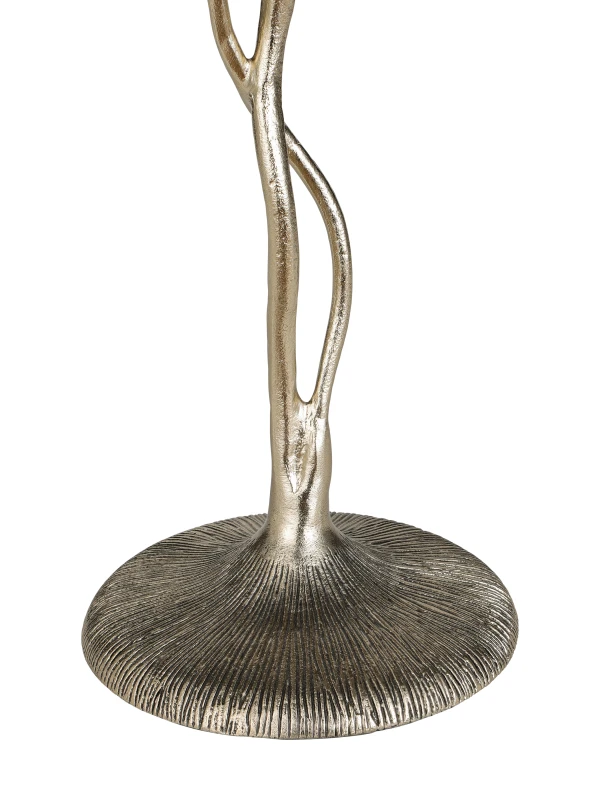 Detail of Antique Gold textured base on Chesham candle holder