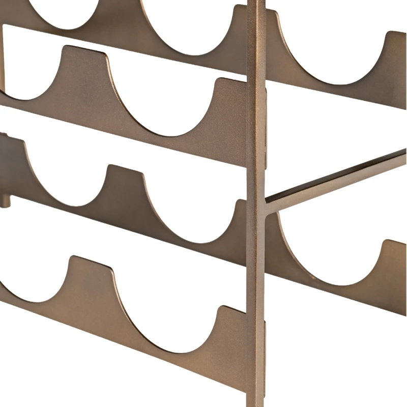 Smoke Gold bottle holders on Primrose Marble wine rack
