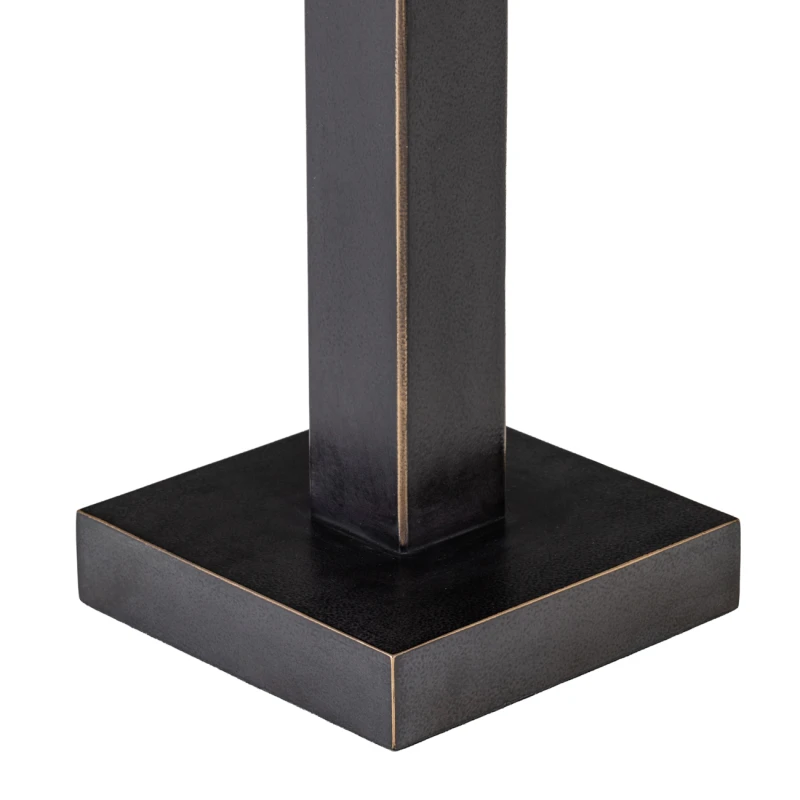 Dark iron stem detail on Linton Simple table lamp