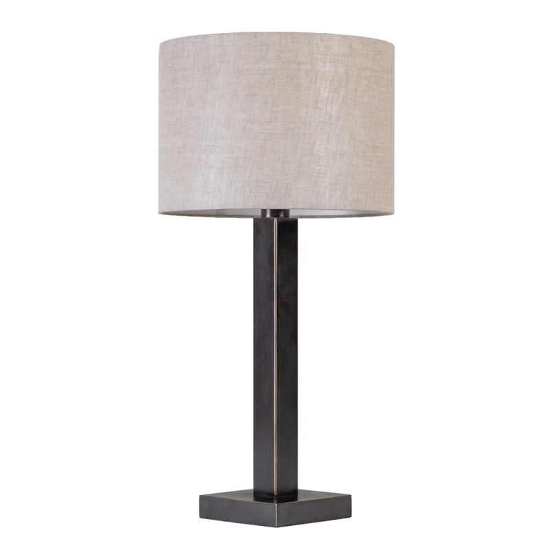 Tall black table lamp 69.5cm for living room