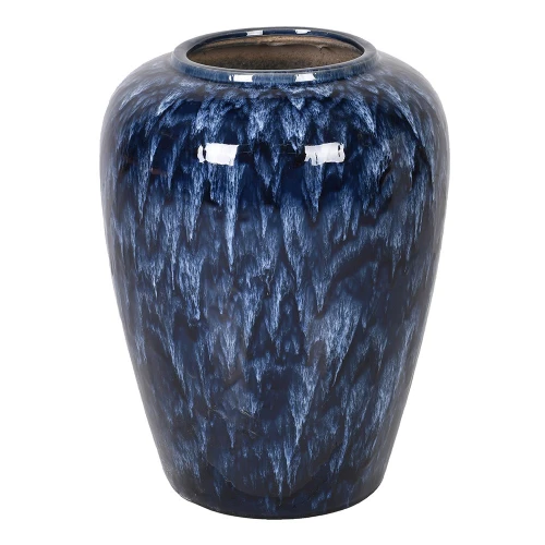 Richmond Blue Ceramic Vase 52cm – Waterproof Decorative Vase