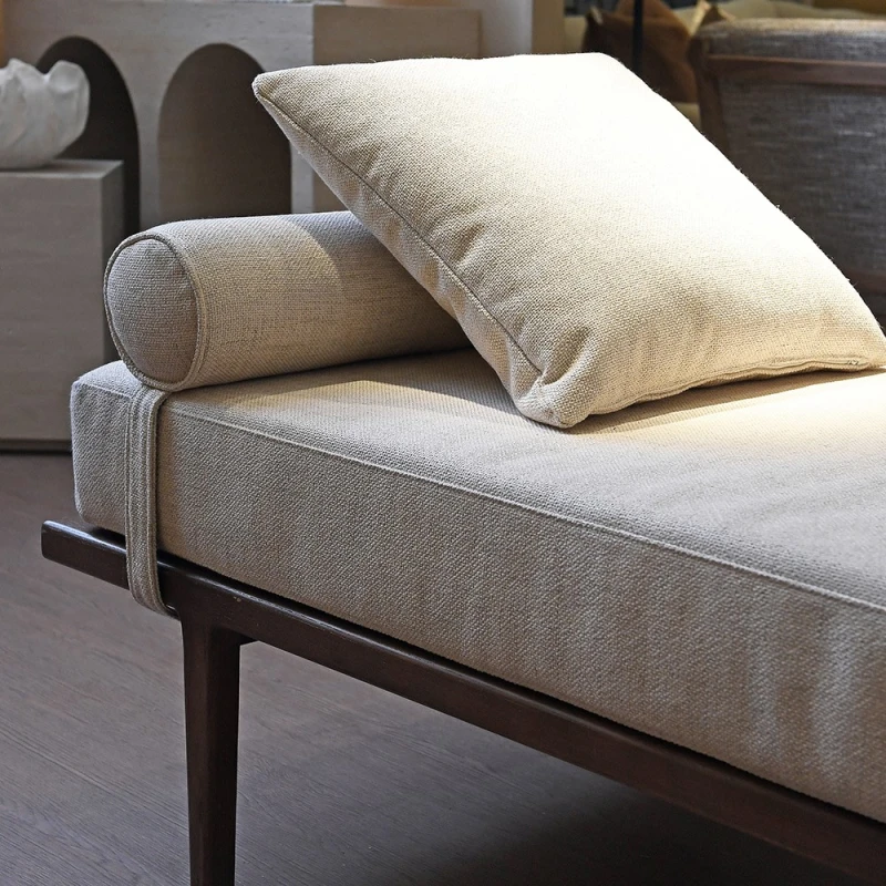 Hampstead day bed with loose back cushions and bolster cushions