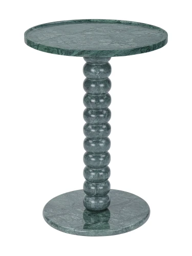 Venice Green Marble Side Table 40cm