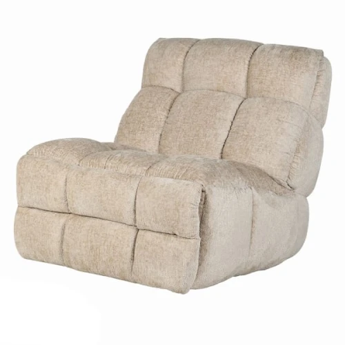 Chiswick Beige Reclining Swivel Chair 90cm