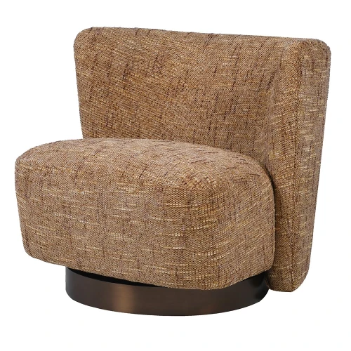 Louise Brown Textured Accent Chair