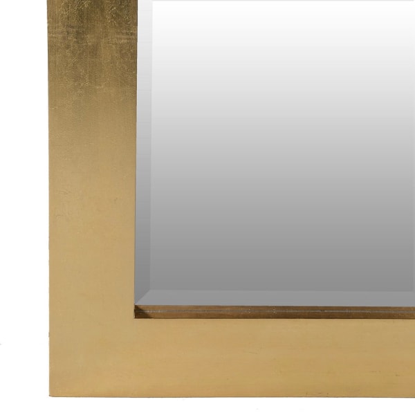 Tall rectangular Marylebone wall mirror with copper frame