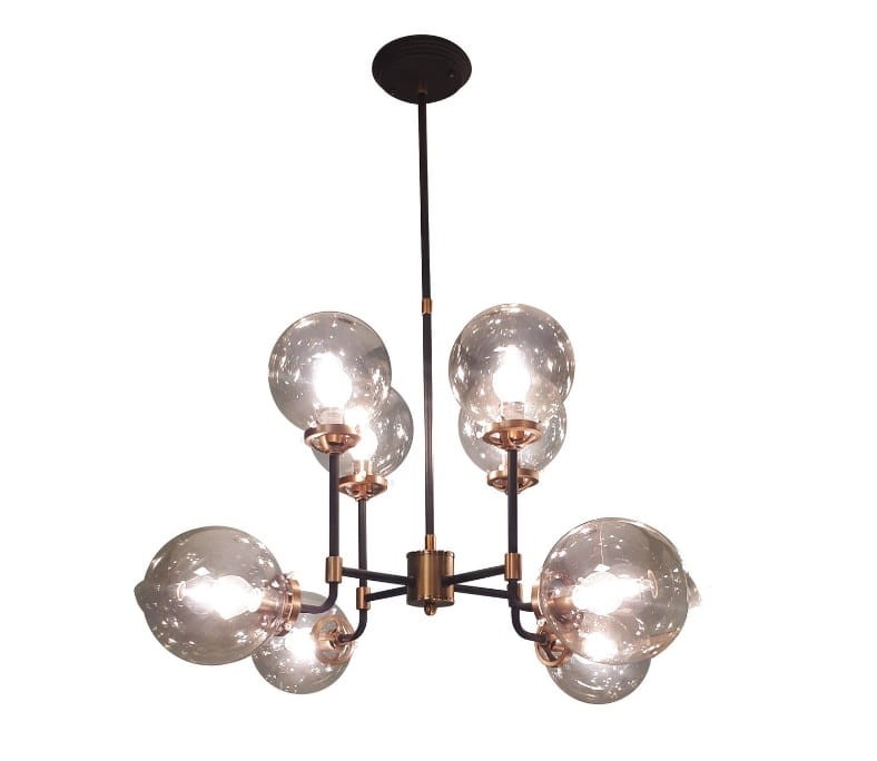 Large Art Deco pendant light for living room