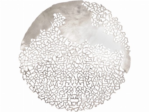 Chelsea Silver Wall Decoration 90 cm Aluminium Disc