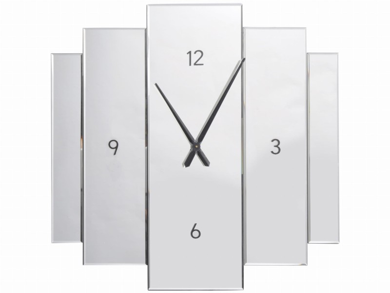 Caroline Art Deco Mirrored Wall Clock 100x90 cm