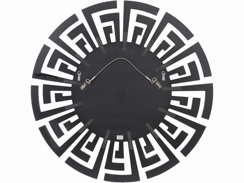 Boscobel Round Wall Mirror 120 cm champagne gold details